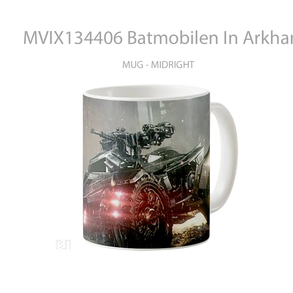 Mug Batmobilen In Arkham Knight Gelas Fantasi - All-side / Desain