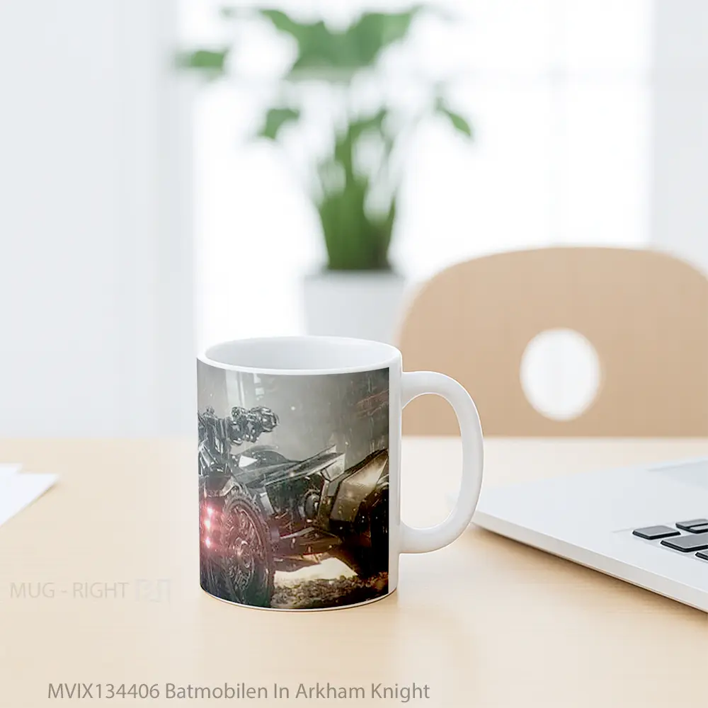 Mug Batmobilen In Arkham Knight Gelas Fantasi - All-side / Desain
