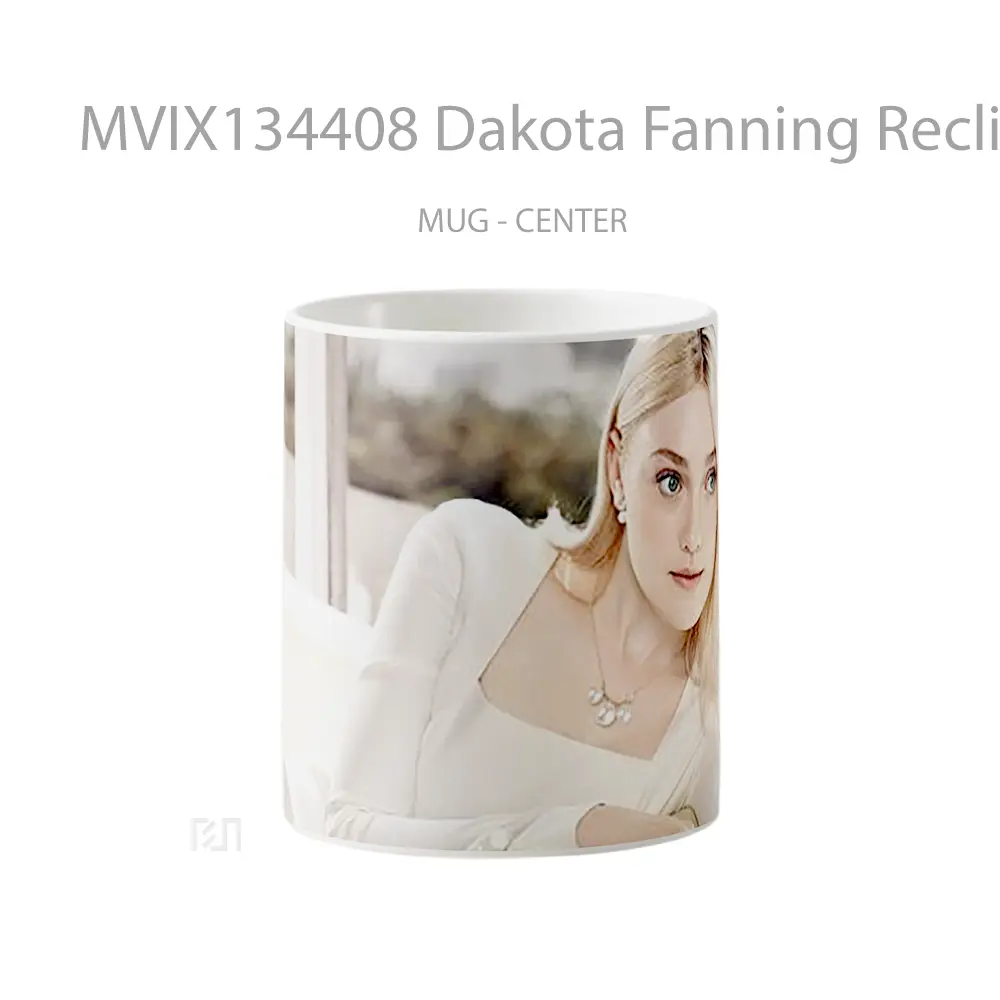 Mug Dakota Fanning Reclining Gelas Keramik Unik