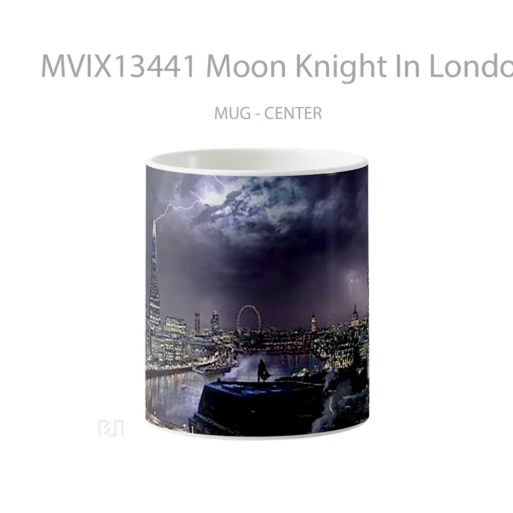 Mug Moon Knight In London Gelas Fantasi