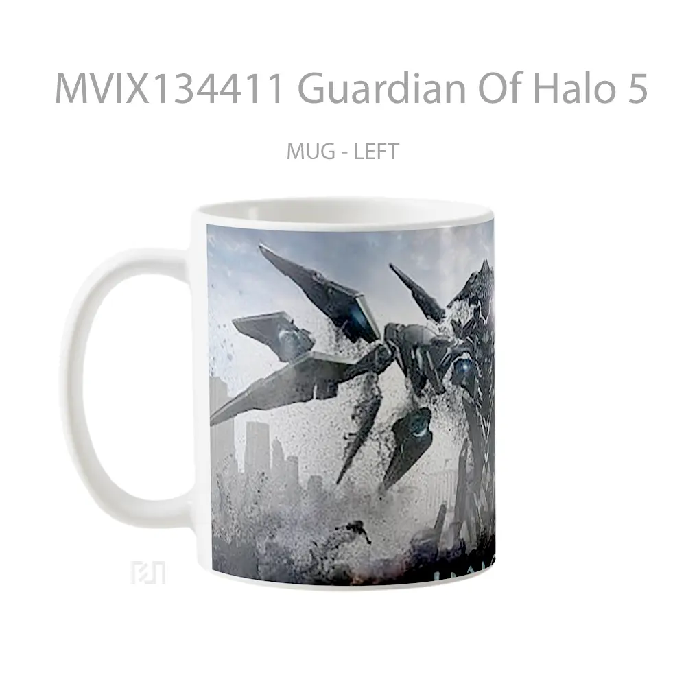 Mug Guardian Of Halo 5 Cangkir Gamer - All-side / Desain