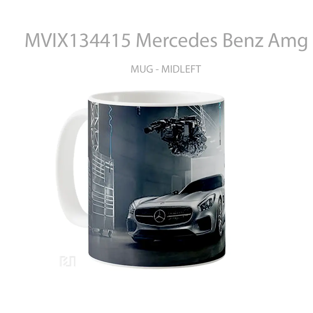 Mug Mercedes Benz Amg Gt S Gray Cangkir Mobil - All-side / Desain