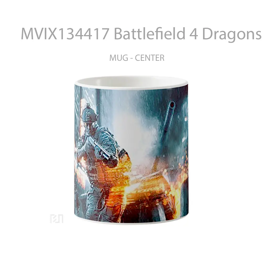 Mug Battlefield 4 Dragons Teeth Gelas Fantasi