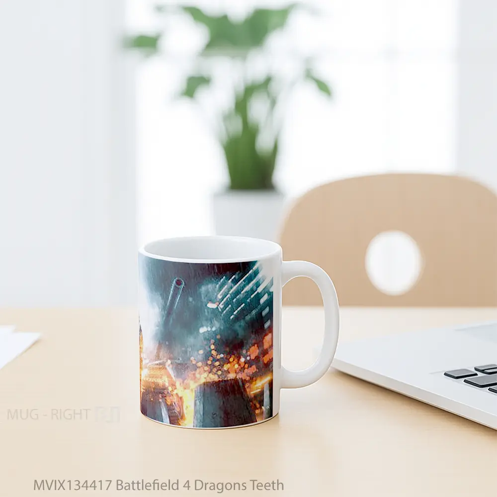 Mug Battlefield 4 Dragons Teeth Gelas Fantasi - All-side / Desain
