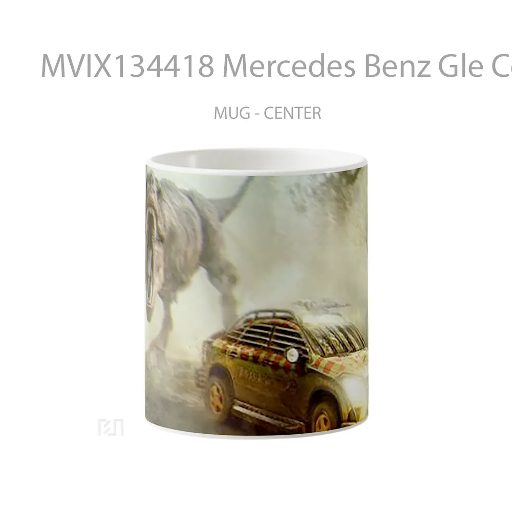 Mug Mercedes Benz Gle Coupe From Jurassic World Cangkir Mobil