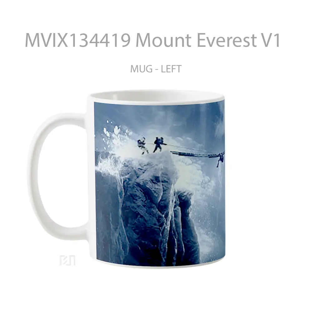 Mug Mount Everest V1 Gelas Keramik Unik - All-side / Desain