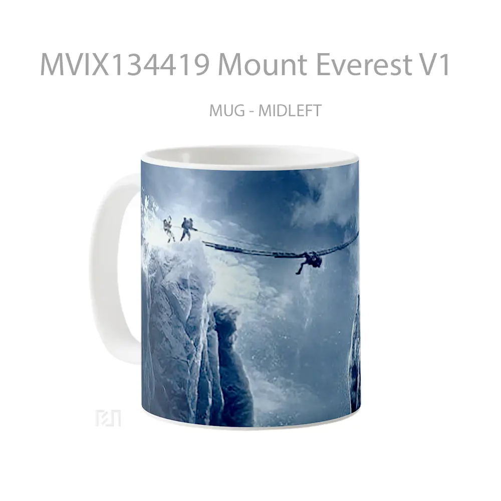 Mug Mount Everest V1 Gelas Keramik Unik - All-side / Desain