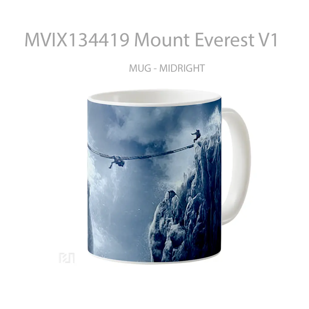 Mug Mount Everest V1 Gelas Keramik Unik - All-side / Desain