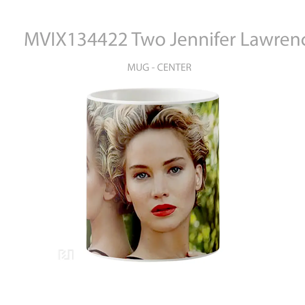 Mug Two Jennifer Lawrence Gelas Keramik Unik