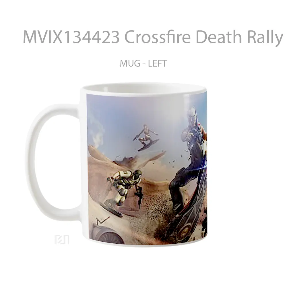 Mug Crossfire Death Rally Gelas Keramik Unik - All-side / Desain