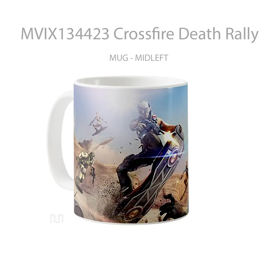 Mug Crossfire Death Rally Gelas Keramik Unik - All-side / Desain
