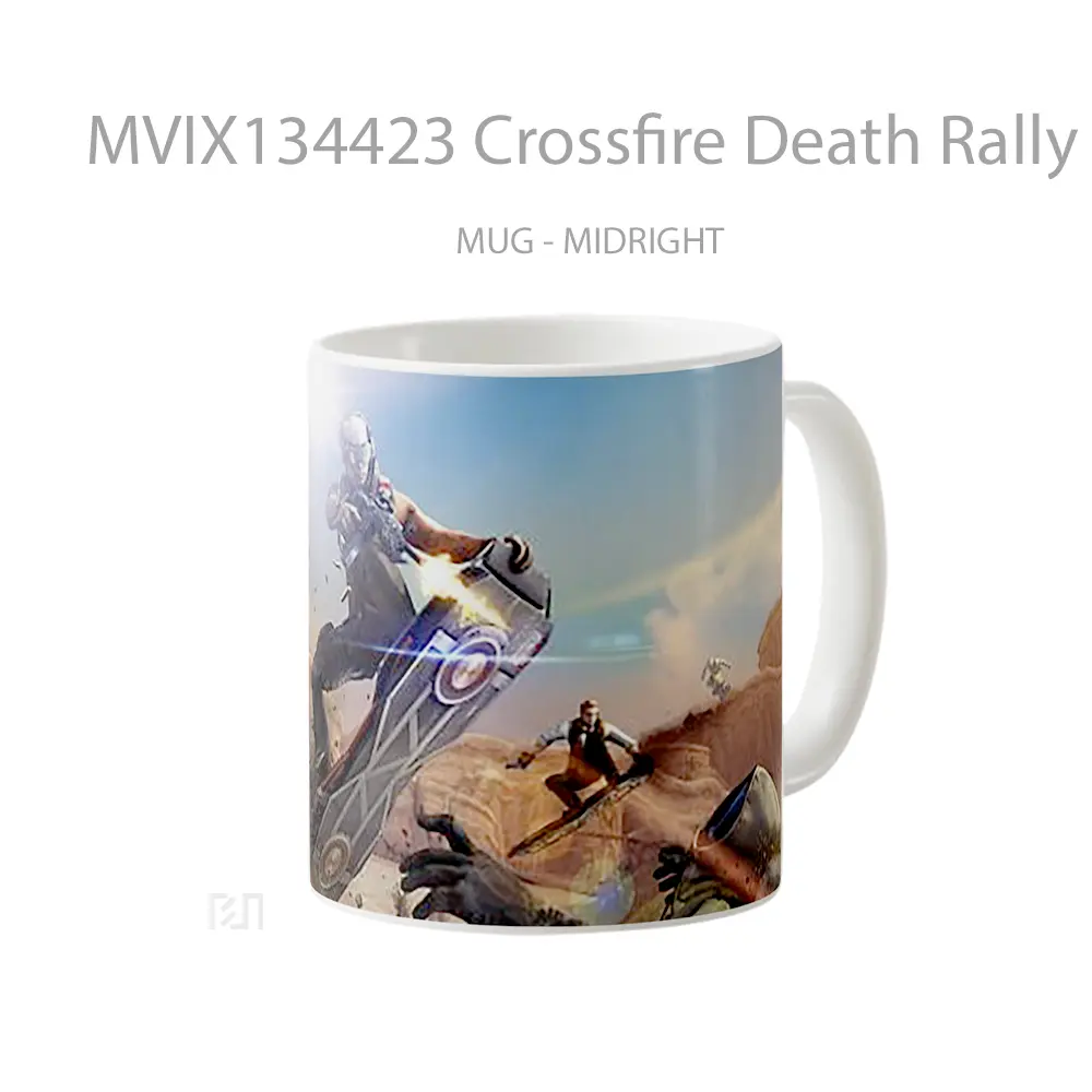 Mug Crossfire Death Rally Gelas Keramik Unik - All-side / Desain