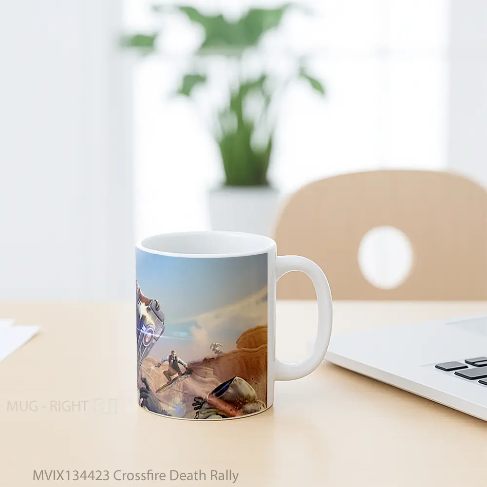 Mug Crossfire Death Rally Gelas Keramik Unik - All-side / Desain