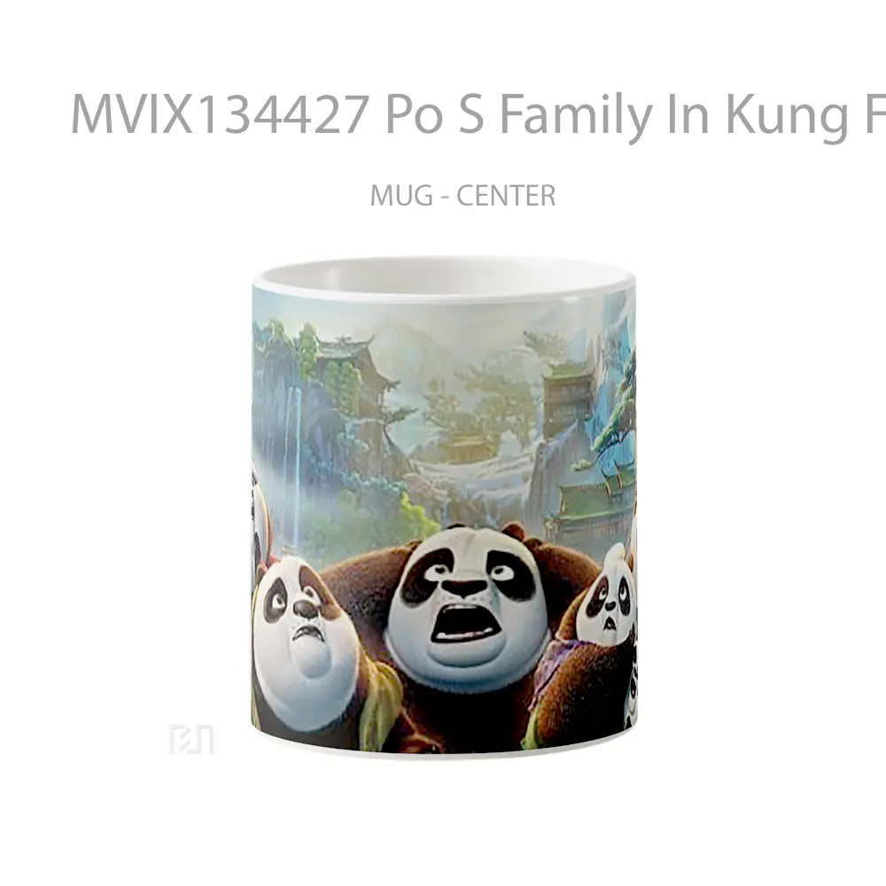 Mug Po S Family In Kung Fu Panda Gelas Hewan Lucu