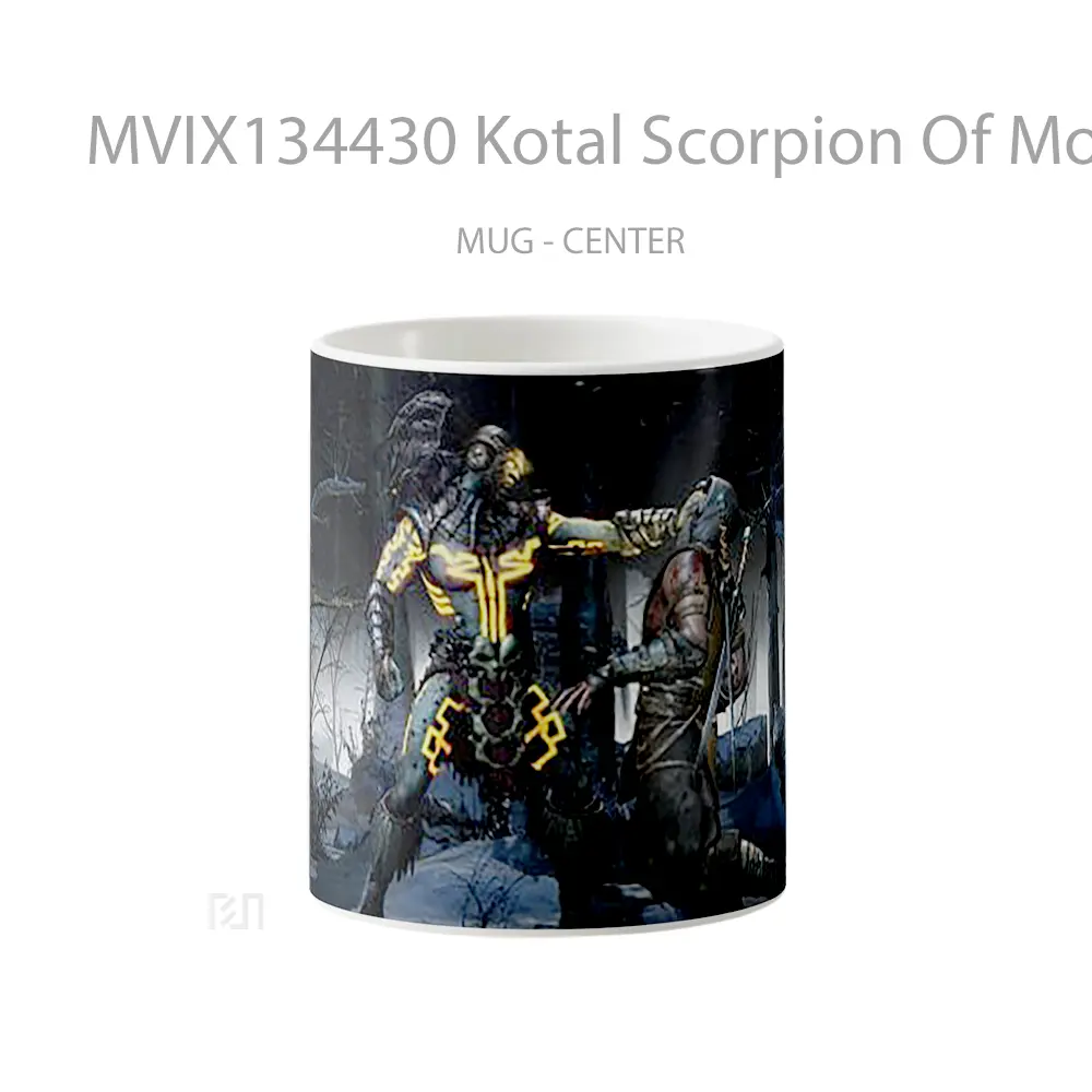 Mug Kotal Scorpion Of Mortal Kombat X Gelas Keramik Unik