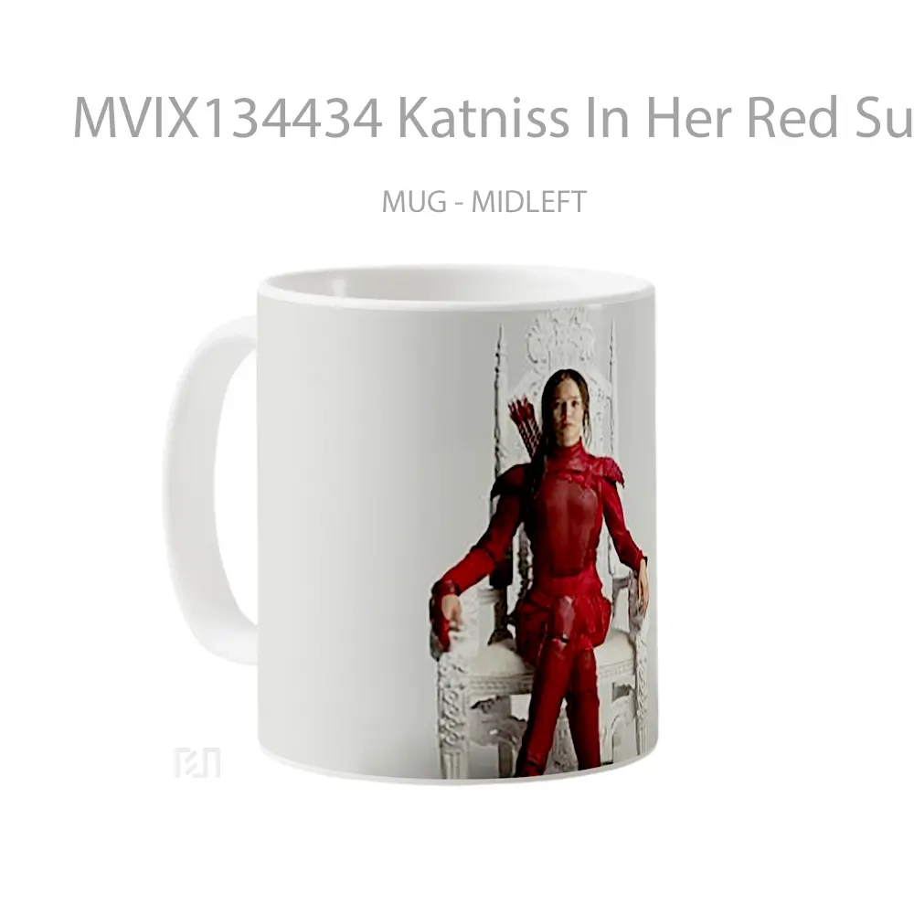Mug Katniss In Her Red Suit Gelas Keramik Unik - All-side / Desain