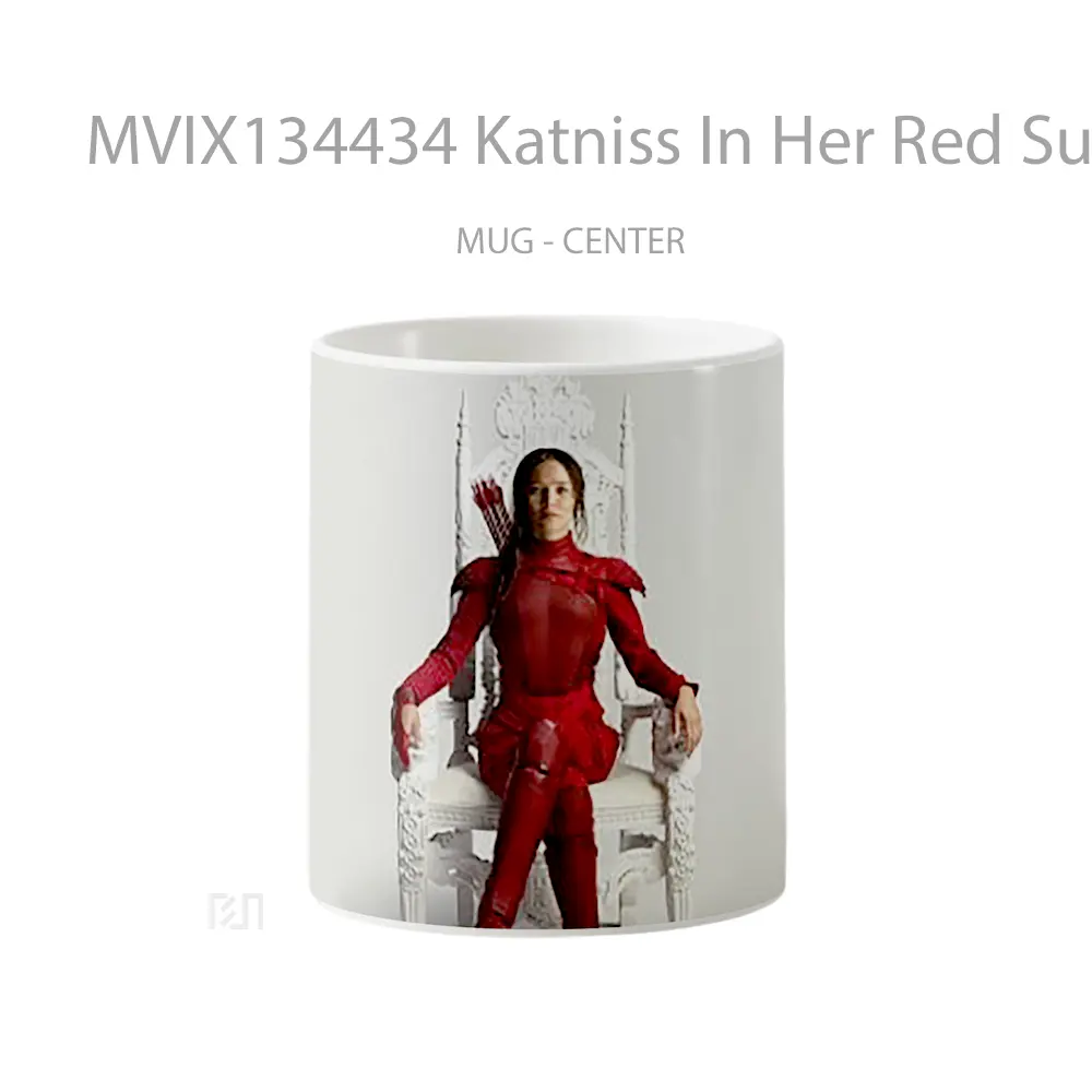 Mug Katniss In Her Red Suit Gelas Keramik Unik