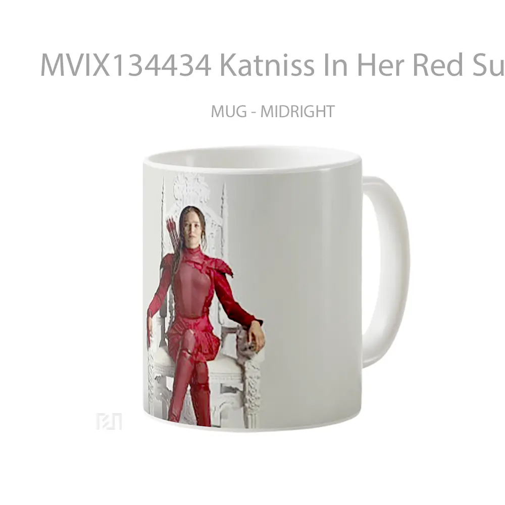 Mug Katniss In Her Red Suit Gelas Keramik Unik - All-side / Desain