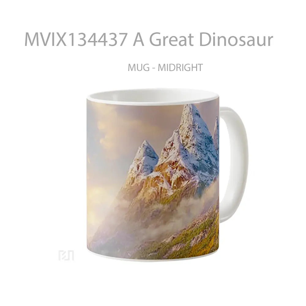 Mug A Great Dinosaur Gelas Keramik Unik - All-side / Desain