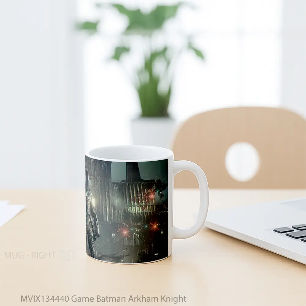 Mug Game Batman Arkham Knight Gelas Superhero - All-side / Desain