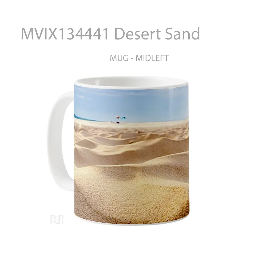 Mug Desert Sand Gelas Pemandangan Alam - All-side / Desain