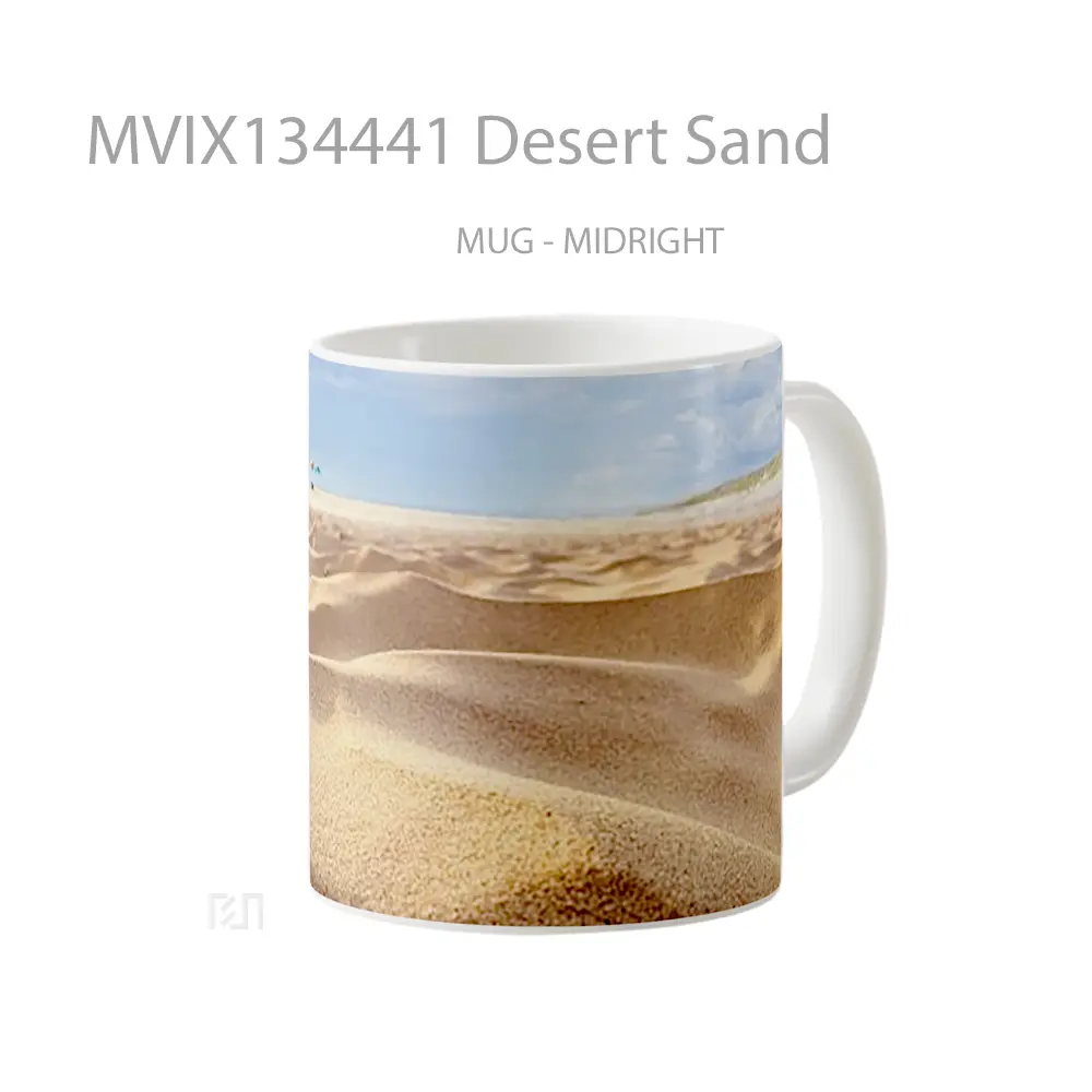 Mug Desert Sand Gelas Pemandangan Alam - All-side / Desain