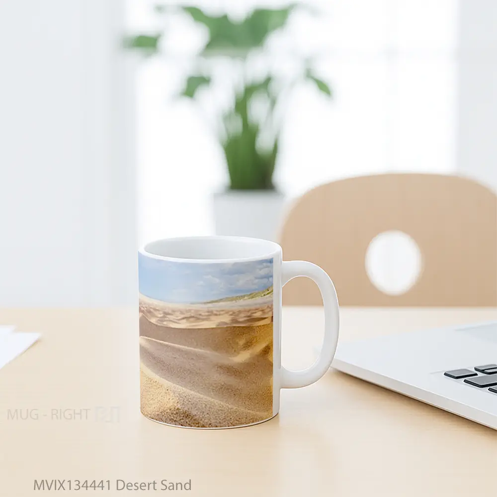 Mug Desert Sand Gelas Pemandangan Alam - All-side / Desain