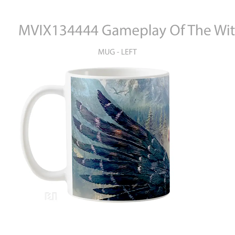Mug Gameplay Of The Witcher 3 Wild Hunt Gelas Keramik Unik - All-side / Desain