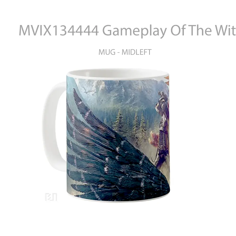 Mug Gameplay Of The Witcher 3 Wild Hunt Gelas Keramik Unik - All-side / Desain