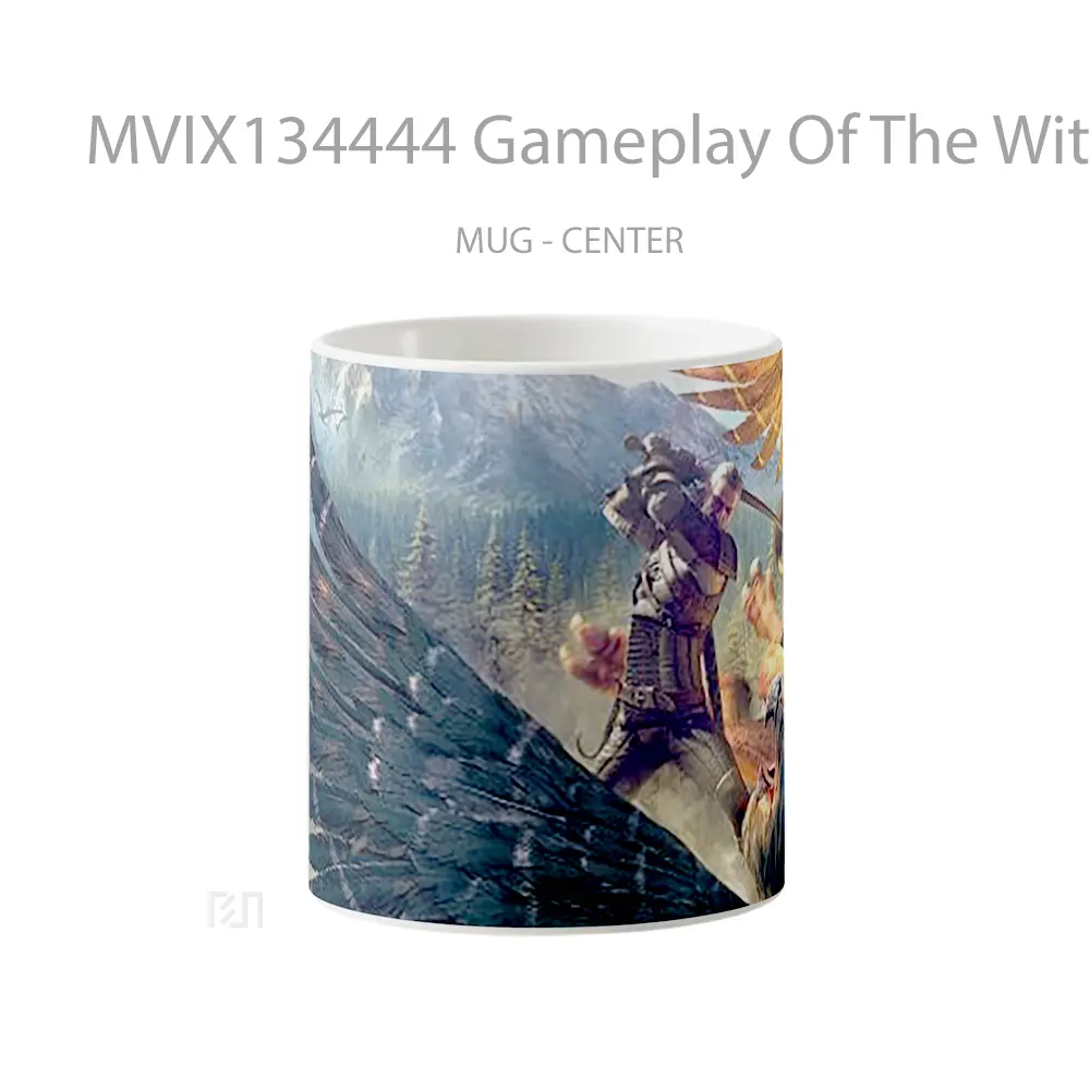Mug Gameplay Of The Witcher 3 Wild Hunt Gelas Keramik Unik