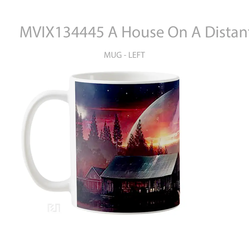 Mug A House On A Distant Planet Gelas Astronomi - All-side / Desain