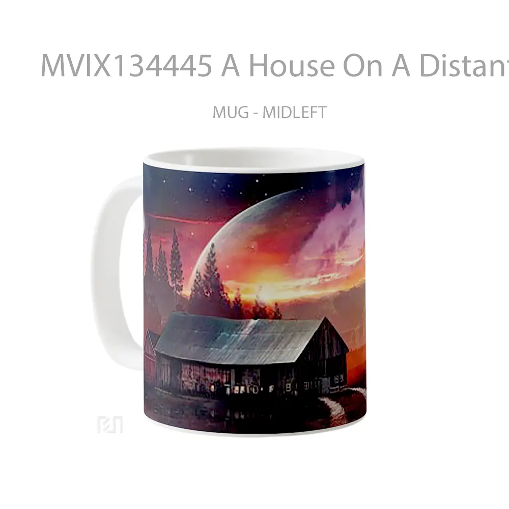 Mug A House On A Distant Planet Gelas Astronomi - All-side / Desain