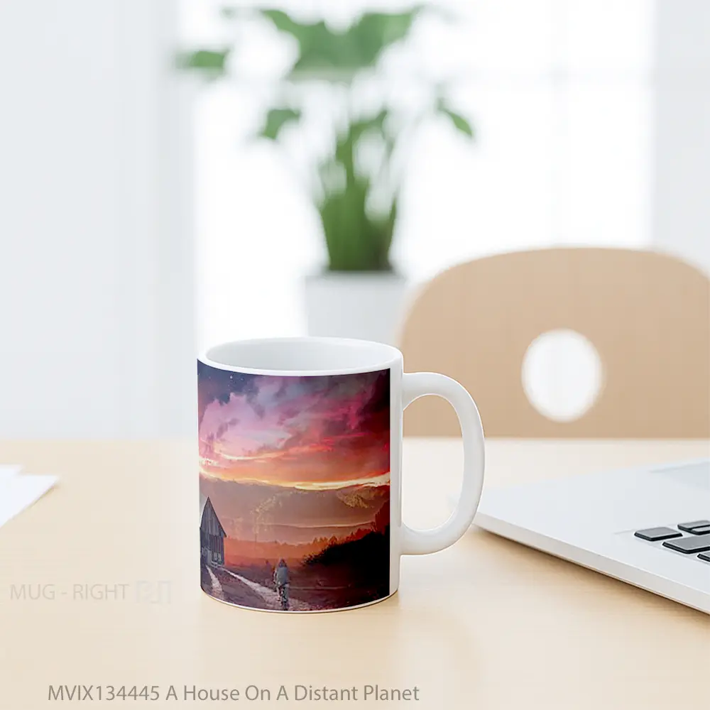 Mug A House On A Distant Planet Gelas Astronomi - All-side / Desain