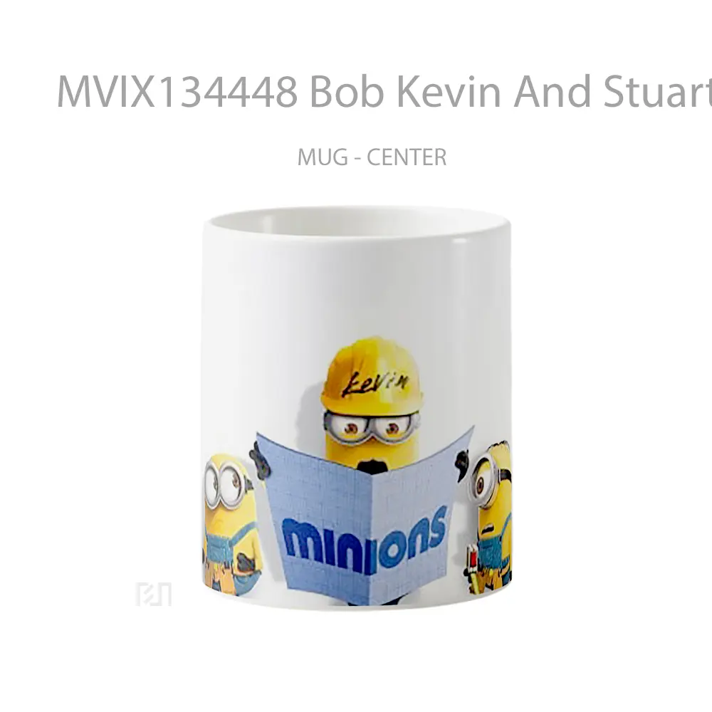 Mug Bob Kevin And Stuart From Minions Gelas Kartun