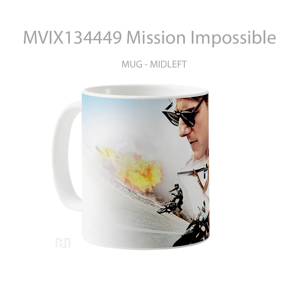 Mug Mission Impossible Gelas Keramik Unik - All-side / Desain