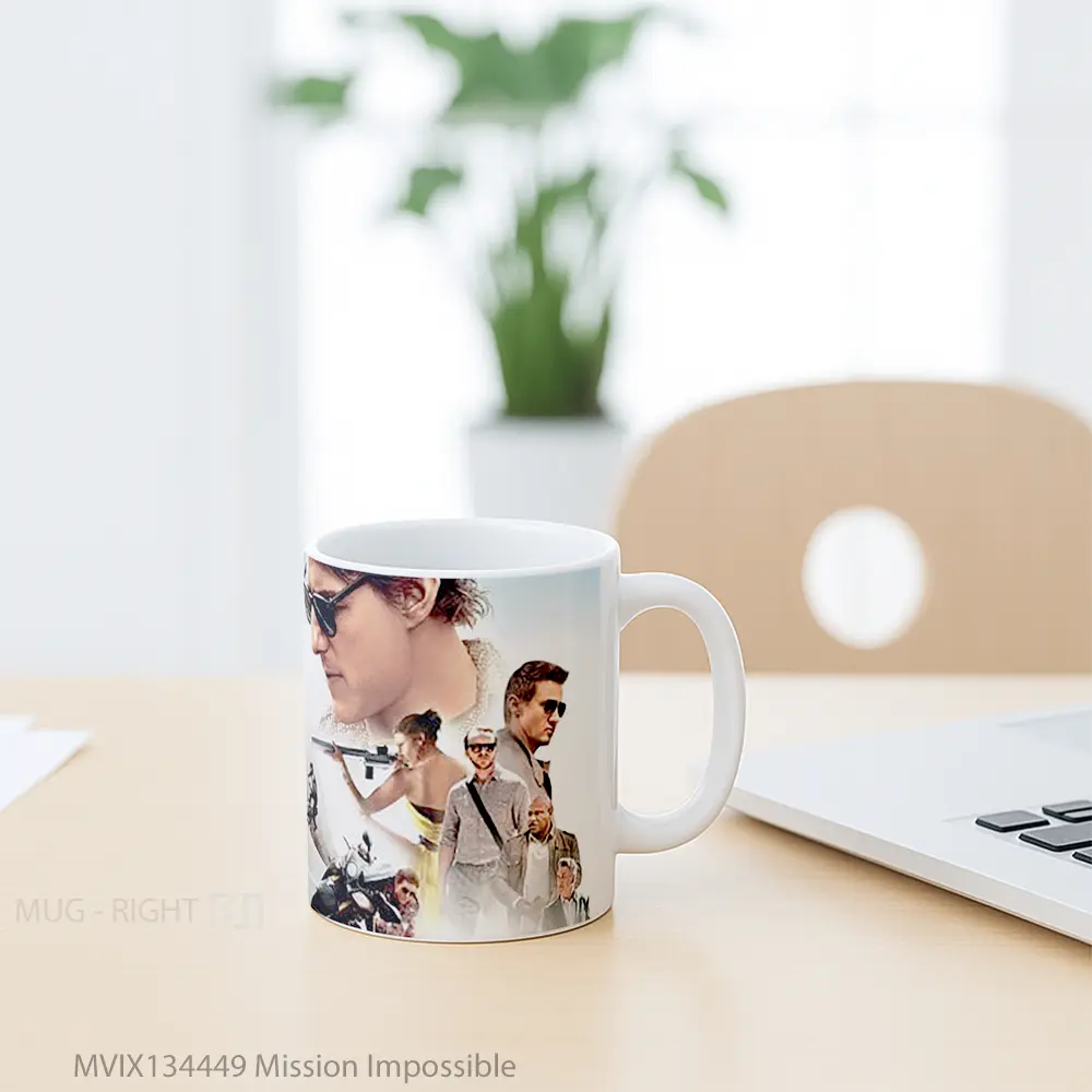 Mug Mission Impossible Gelas Keramik Unik - All-side / Desain