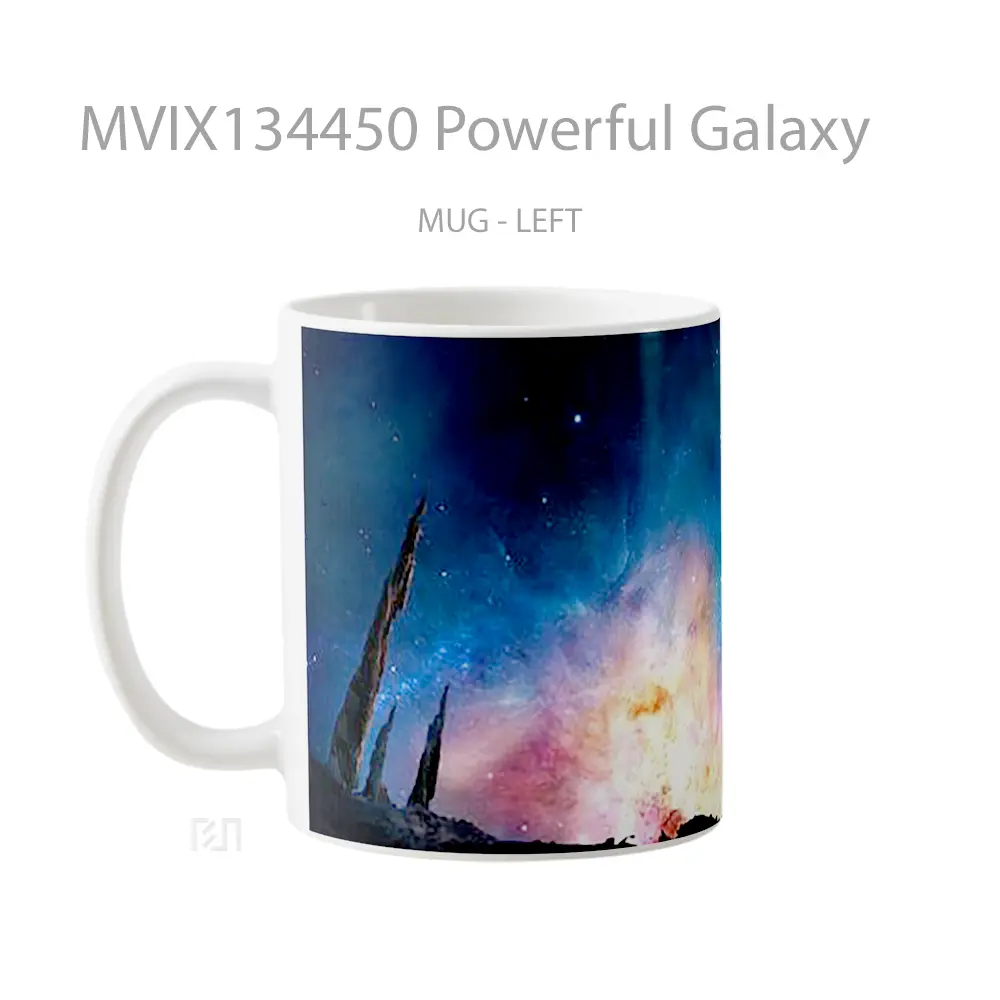 Mug Powerful Galaxy Gelas Astronomi - All-side / Desain