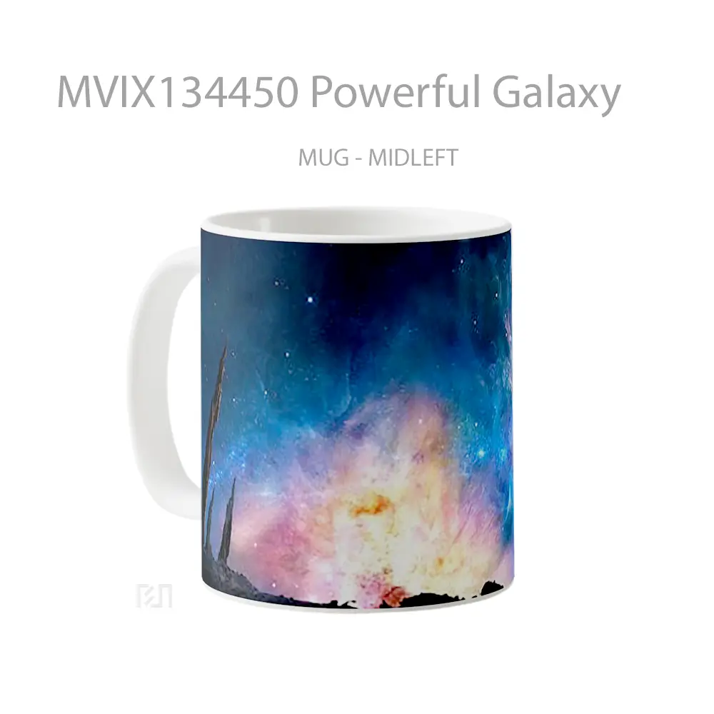 Mug Powerful Galaxy Gelas Astronomi - All-side / Desain