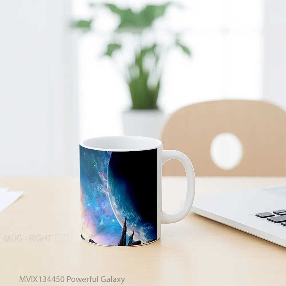 Mug Powerful Galaxy Gelas Astronomi - All-side / Desain