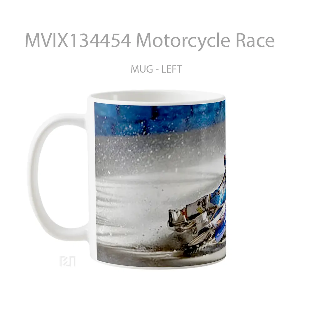 Mug Motorcycle Race Cangkir Mobil - All-side / Desain