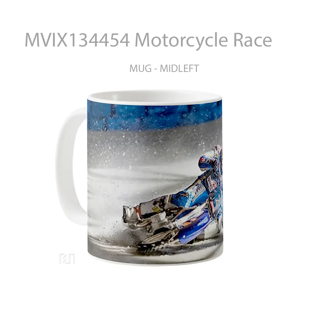 Mug Motorcycle Race Cangkir Mobil - All-side / Desain