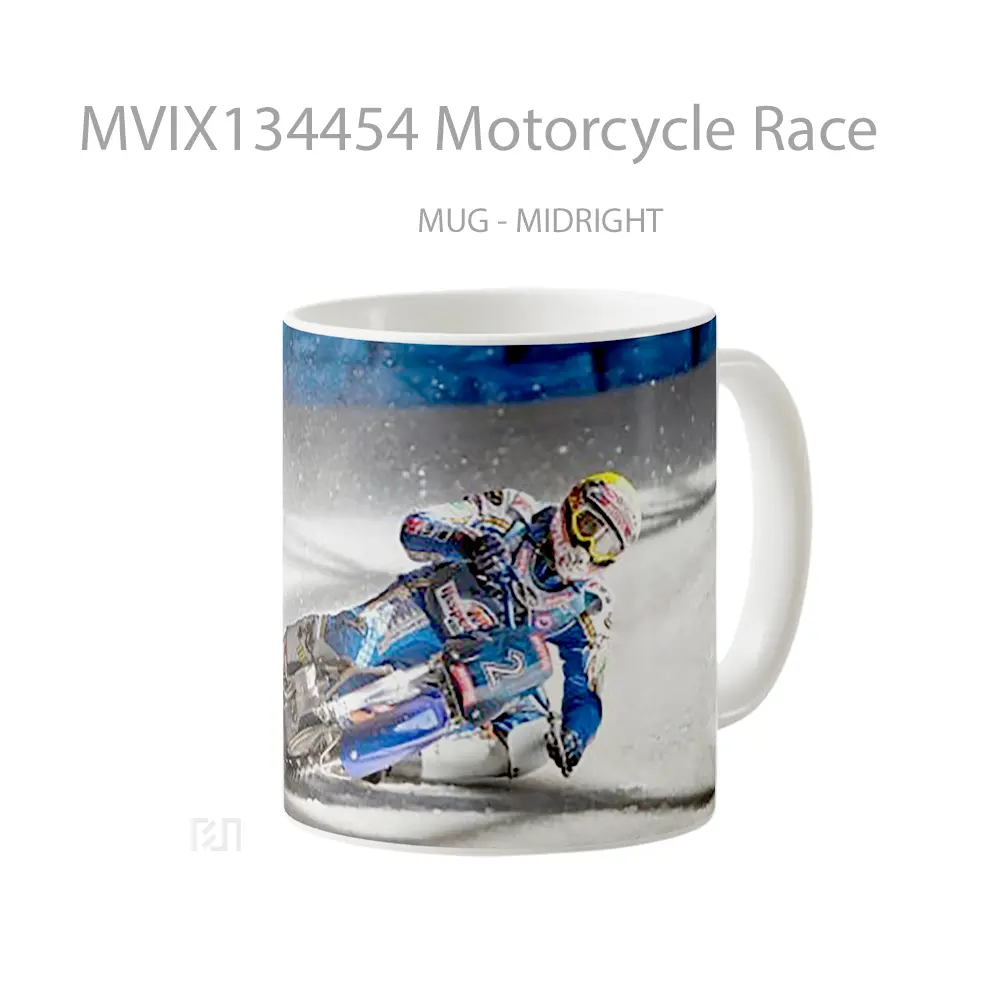 Mug Motorcycle Race Cangkir Mobil - All-side / Desain