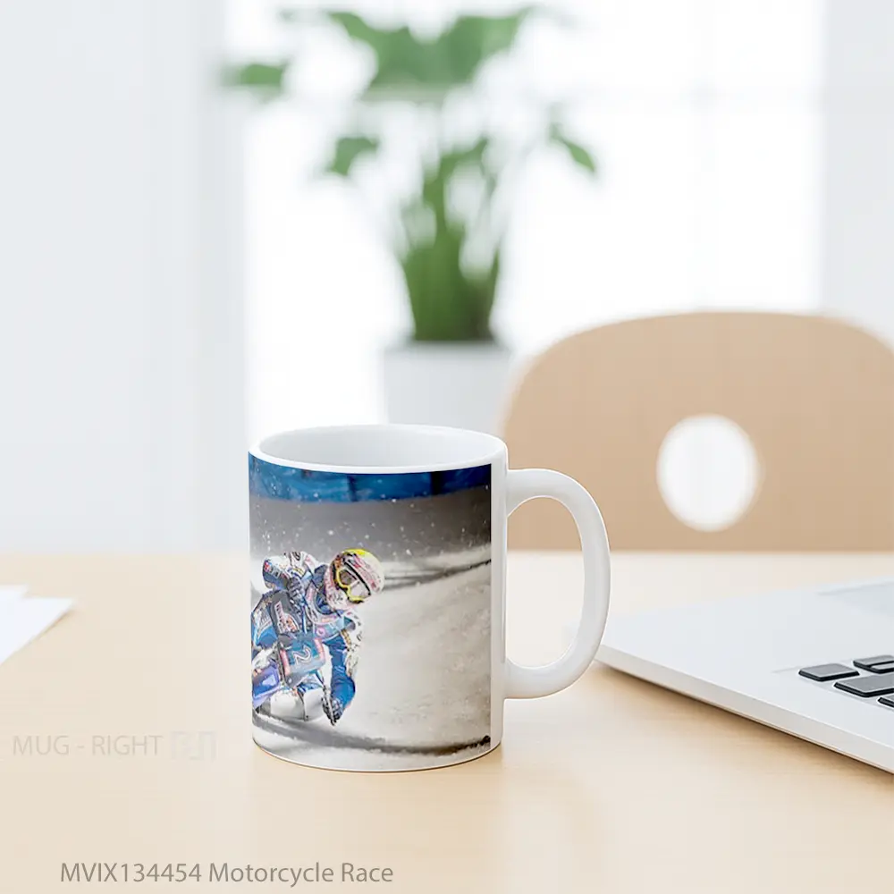Mug Motorcycle Race Cangkir Mobil - All-side / Desain