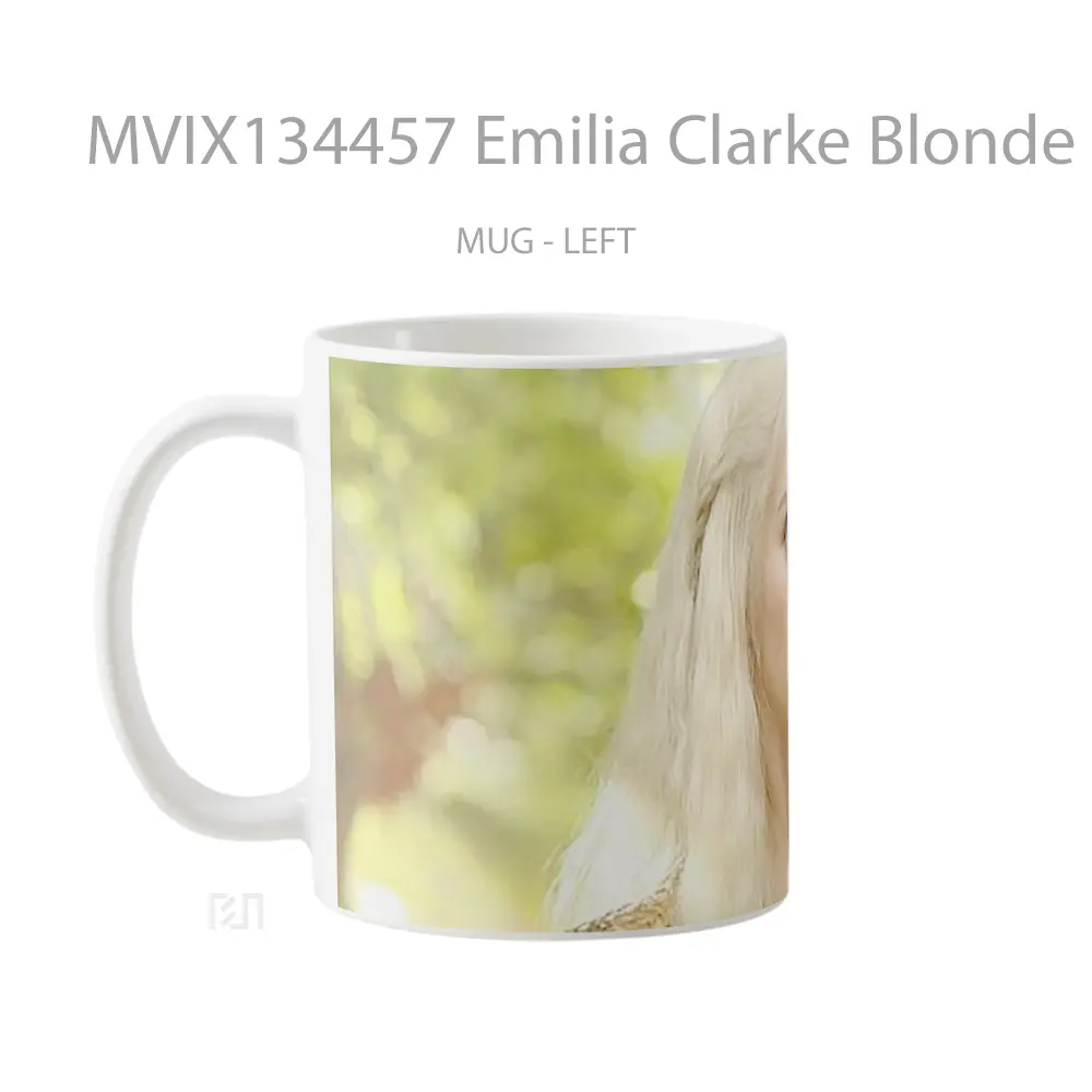 Mug Emilia Clarke Blonde Gelas Keramik Unik - All-side / Desain