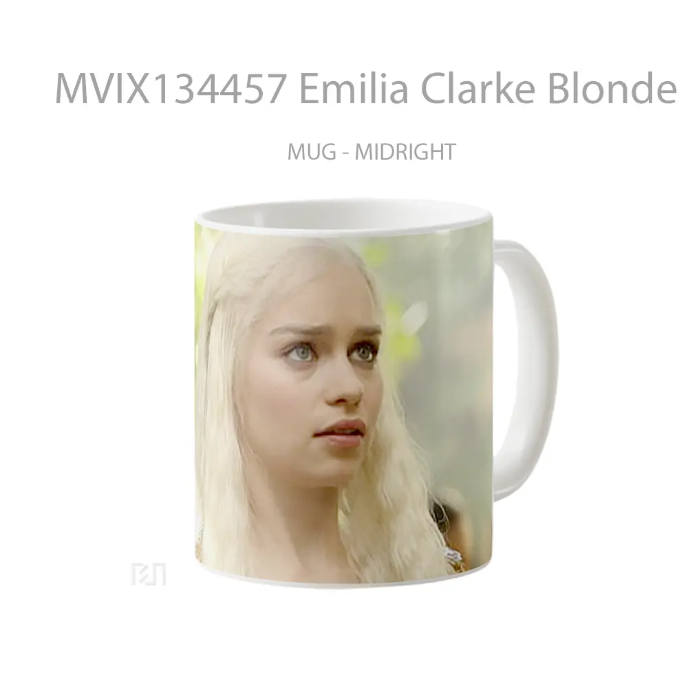 Mug Emilia Clarke Blonde Gelas Keramik Unik - All-side / Desain
