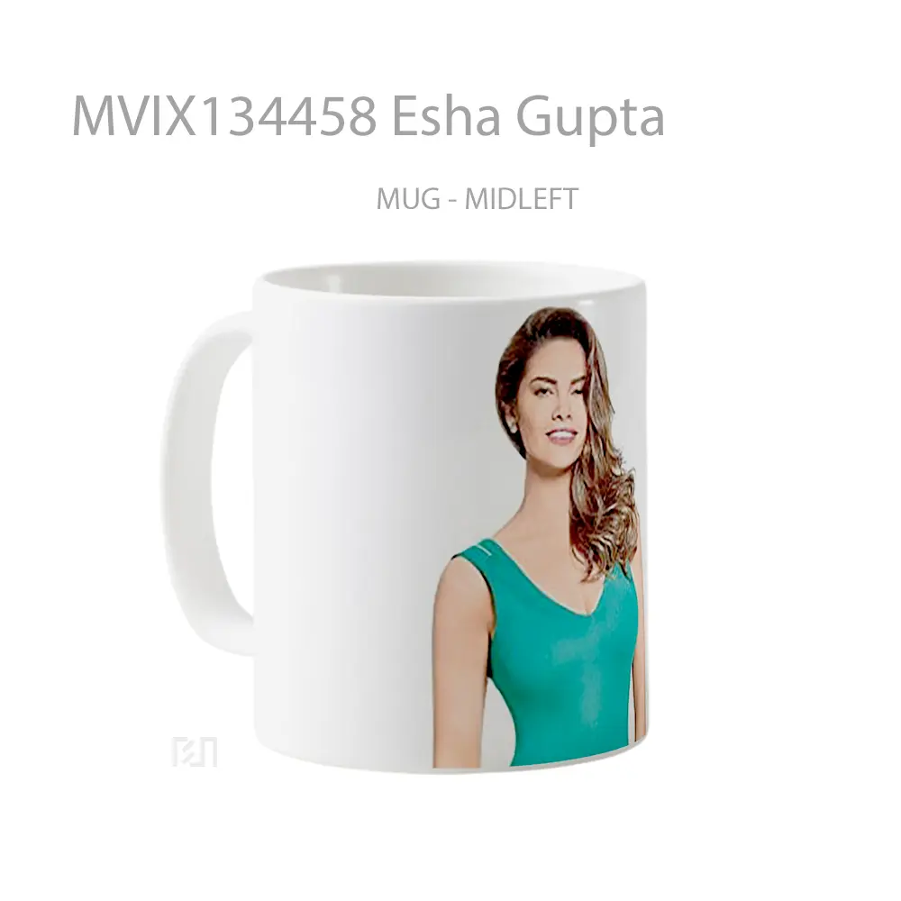 Mug Esha Gupta Gelas Keramik Unik - All-side / Desain