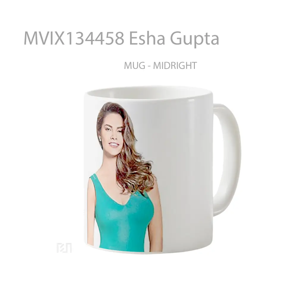 Mug Esha Gupta Gelas Keramik Unik - All-side / Desain