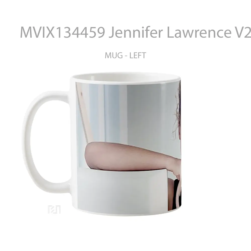 Mug Jennifer Lawrence V2 Gelas Keramik Unik - All-side / Desain