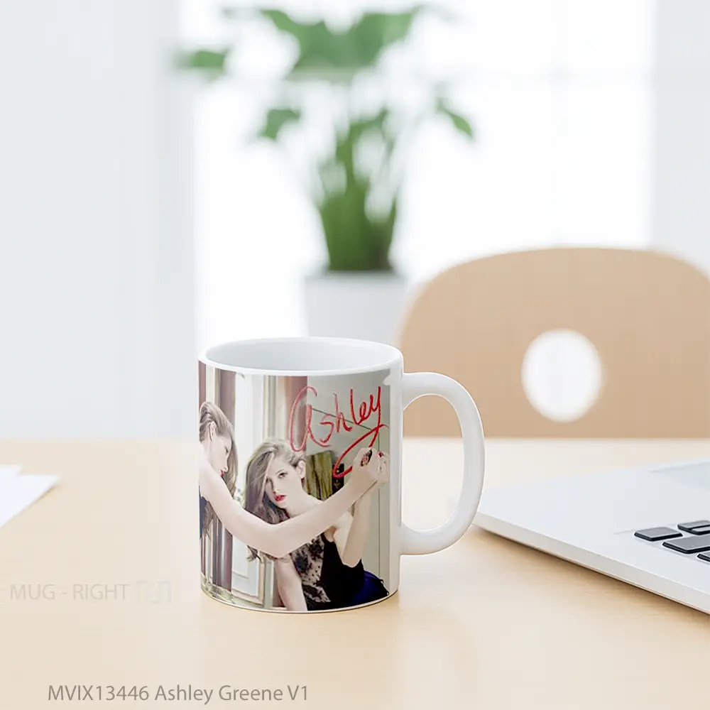 Mug Ashley Greene V1 Gelas Keramik Unik - All-side / Desain