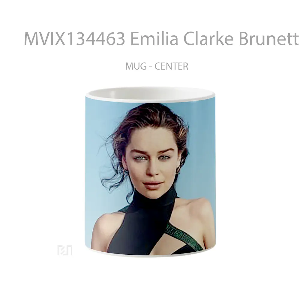 Mug Emilia Clarke Brunette Gelas Keramik Unik